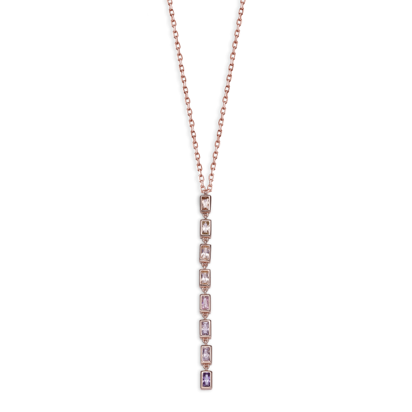 XENOX Halskette rosé mit Anhänger
