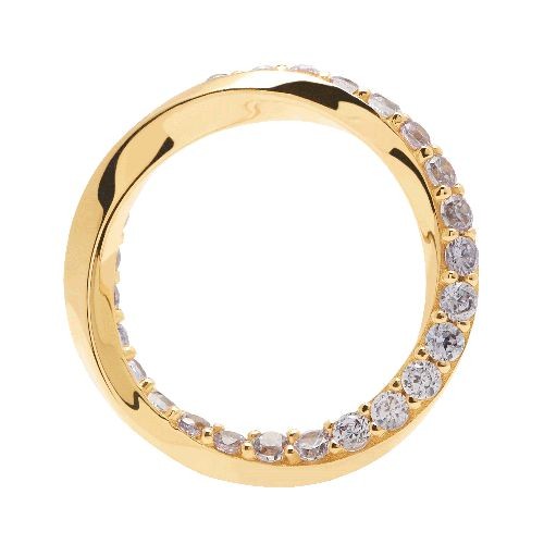 PDPAOLA Zirkonia Ring gold, Größe: 54, 56