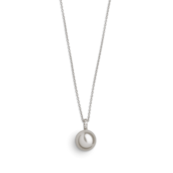 XENOX Perlenkette silber "Pearldreams Basic Kollektion" mit Zirkonia