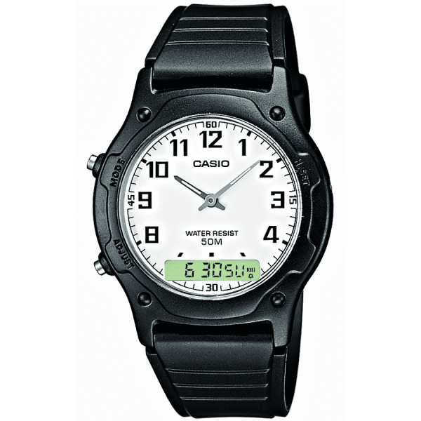 Casio Collection schwarze Armbanduhr