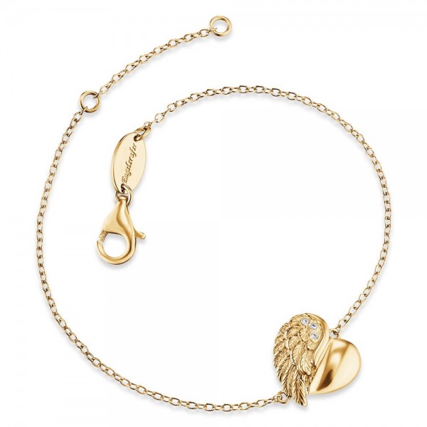 Engelsrufer Armband Heartwing gold - 925 Silber
