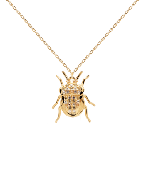 PDPaola Luck Beetle Amulet Halskette