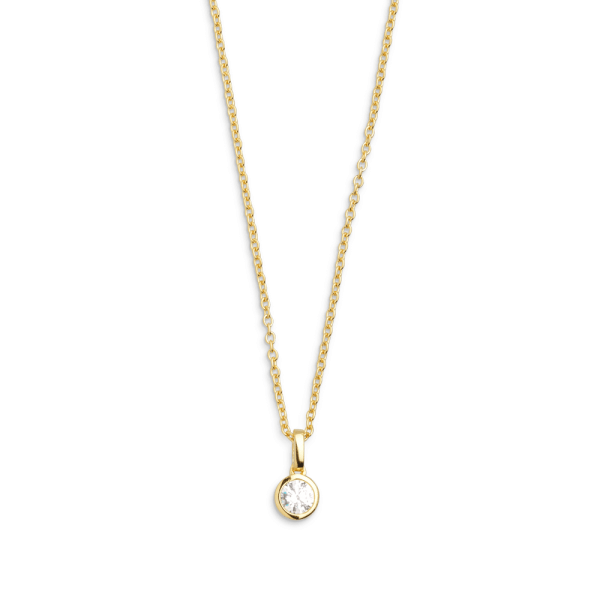 XENOX Halskette gold "Silver Circle Kollektion" mit Zirkonia