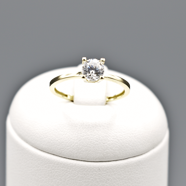 Ring (Gr. 53) 585 Gold mit Zirkonia - JS13093